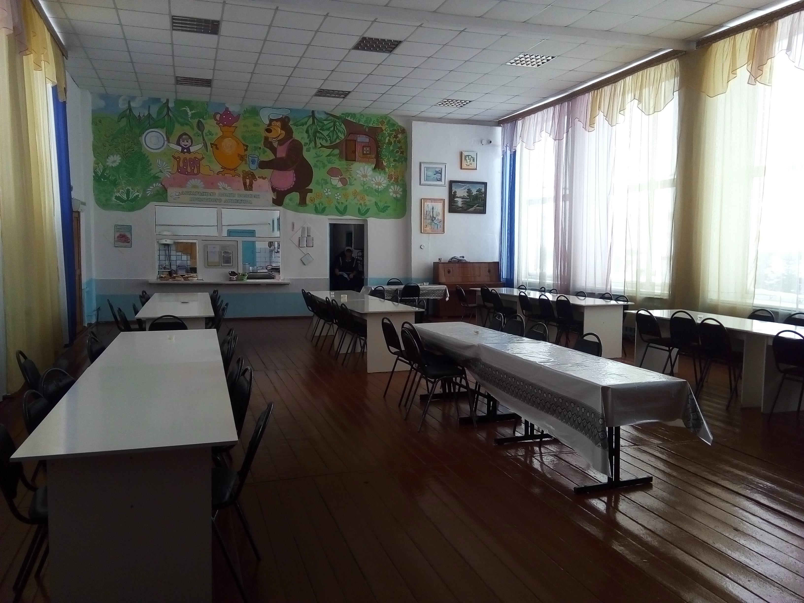 Фото школьной столовой
